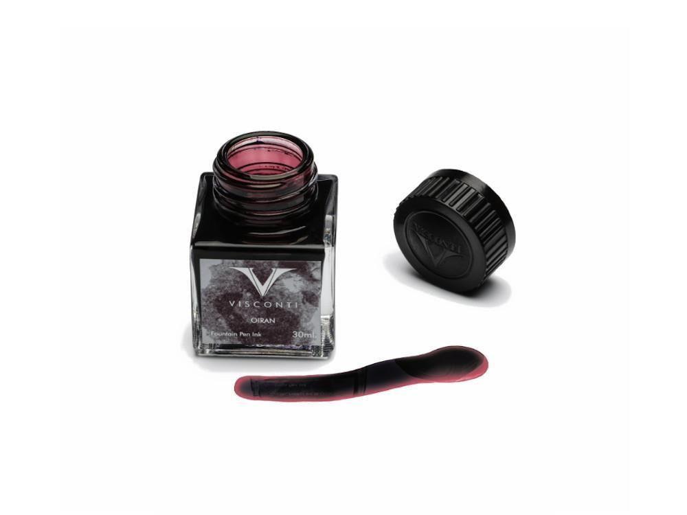 Encrier Visconti Oiran, 30ml, Rouge, Verre, INKVG-30ML62