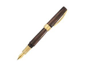 Stylo Plume Visconti Mirage Mythos Apollo, Marron, Plaqué or, KP07-08-FP