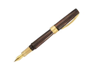 Stylo Plume Visconti Mirage Mythos Apollo, Marron, Plaqué or, KP07-08-FP