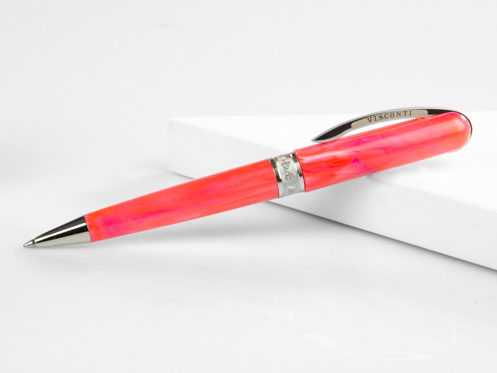 Stylo bille Visconti Breeze Cherry, Résine, Rose, KP08-04-BP