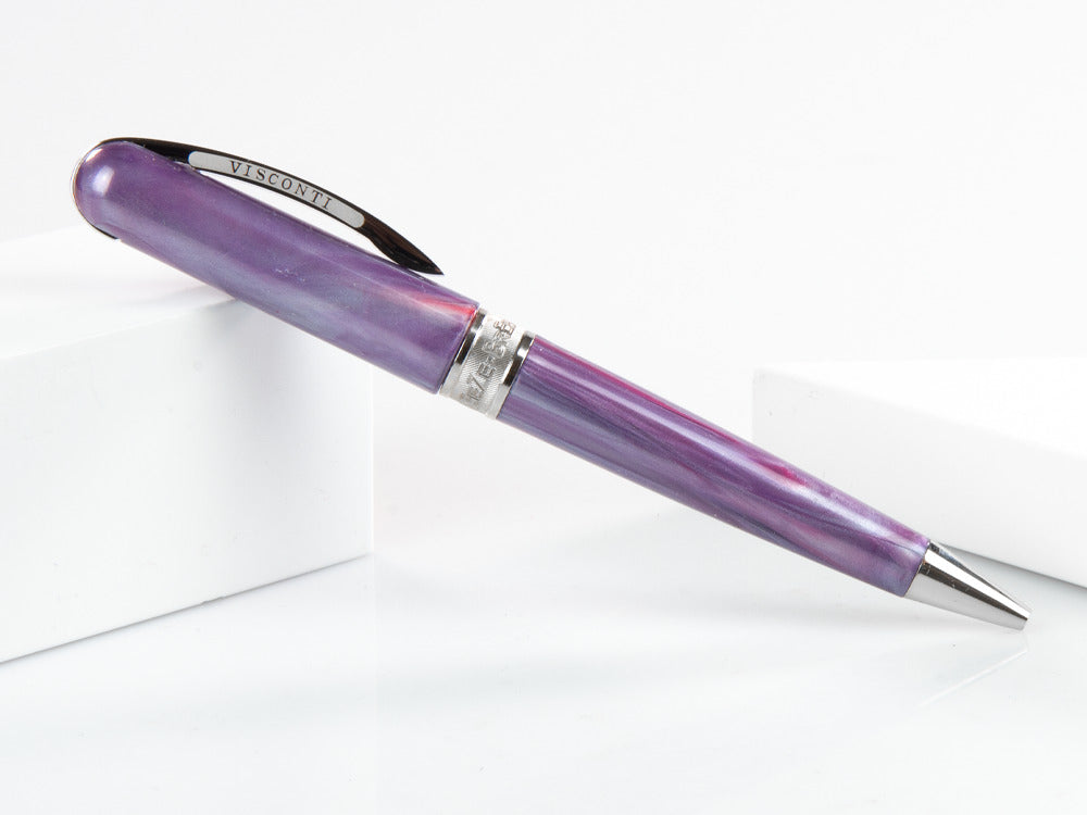 Stylo bille Visconti Breeze Plum, Résine, Violet, KP08-06-BP