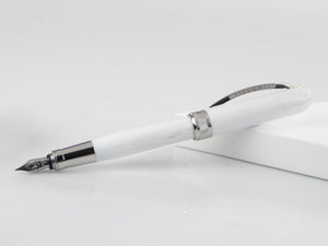 Stylo Plume Visconti Rembrandt, Résine Acrilique, Blanc, KP10-06-FP