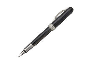 Roller Visconti Rembrandt-S Black, Attributs plaqués ruthénium, KP10-27-RB