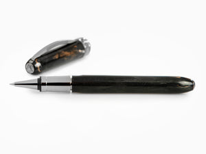 Roller Visconti Rembrandt-S Black, Attributs plaqués ruthénium, KP10-27-RB