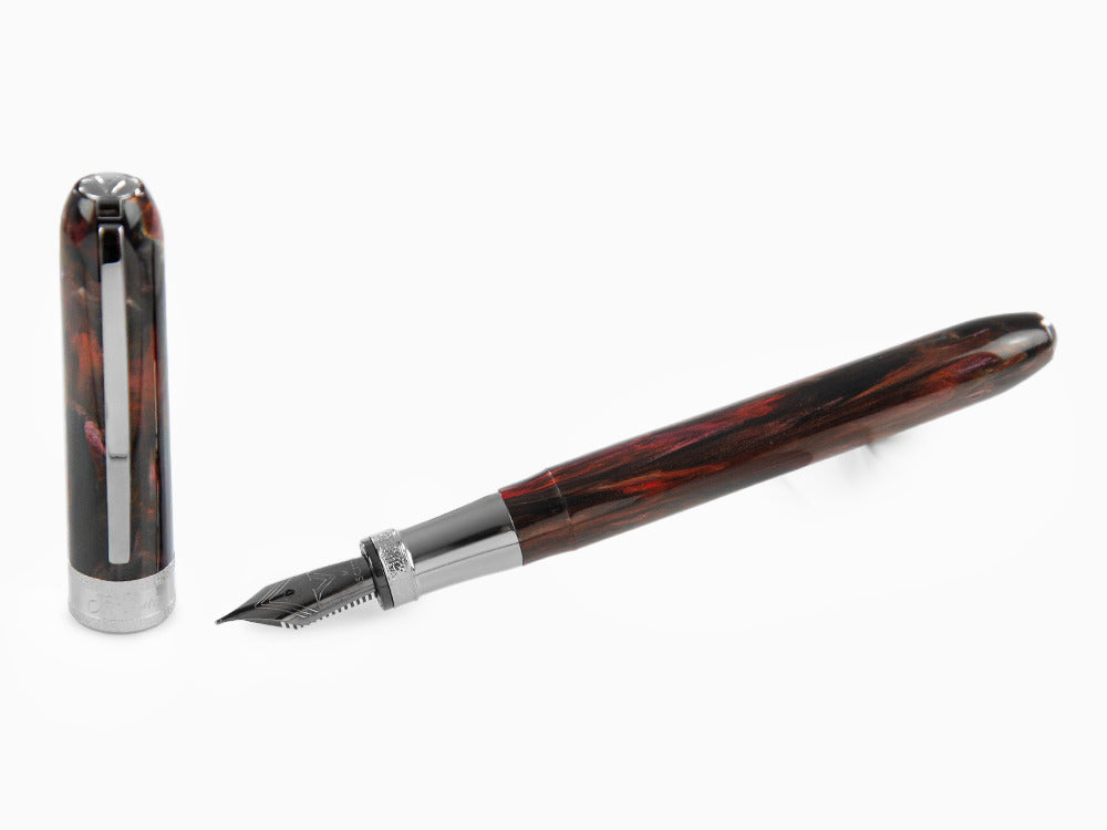 Stylo Plume Visconti Comedia Inferno, Rouge/Black, KP10-52-FP