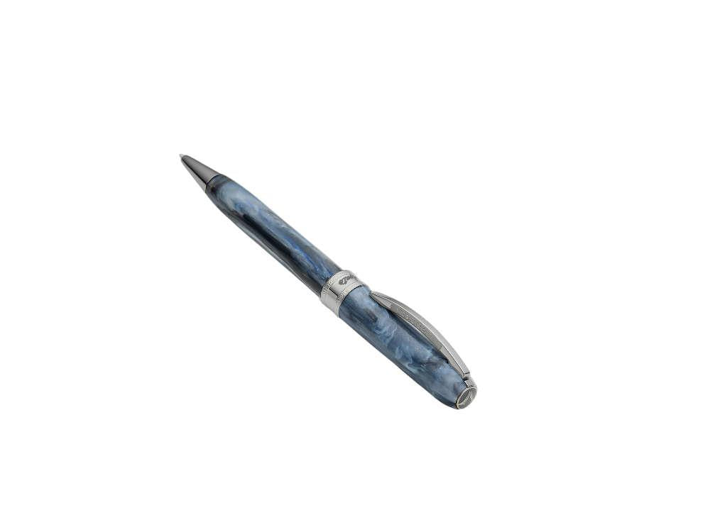Stylo bille Visconti Comedia Caronte, Bleu, Attributs ruthénium, KP10-54-BP