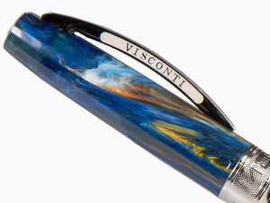 Stylo bille Visconti Van Gogh Starry Night, Résine, Bleu, KP12-04-BP