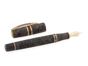 Stylo Plume Visconti Homo Sapiens Carbon Moiré, Ed Limitée, KP15-45-FP