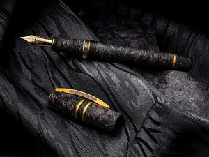 Stylo Plume Visconti Homo Sapiens Carbon Moiré, Ed Limitée, KP15-45-FP