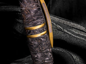 Stylo Plume Visconti Homo Sapiens Carbon Moiré, Ed Limitée, KP15-45-FP