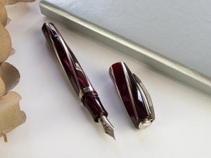 Stylo Plume Visconti Divina Elegance Bordeaux, Résine, KP18-08-FP