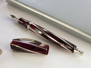 Stylo Plume Visconti Divina Elegance Bordeaux, Résine, KP18-08-FP