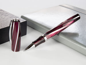 Roller Visconti Divina Elegance Bordeaux, Résine Acrilique, KP18-08-RB