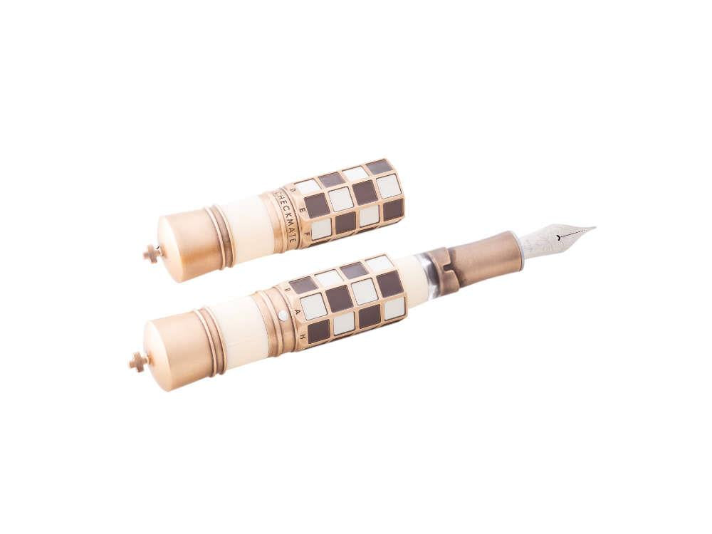 Stylo Plume Visconti Checkmate, Bronze, Edition Limitée, KP62-01-FP