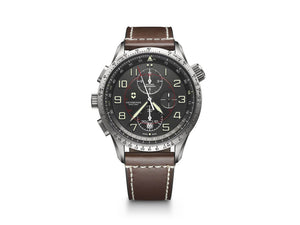 Montre Automatique Victorinox Airboss, Valjoux 7750, Gris, 45mm, 10 atm, V241710