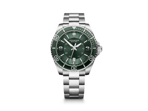 Montre à Quartz Victorinox Maverick, Vert, 43 mm, Bracelet en acier, V241934