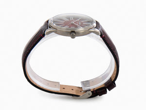 Montre à Quartz Zeppelin Flatline Lady, Bordeaux, 36 mm, 8345-5