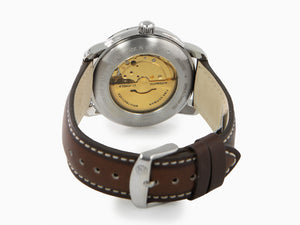 Montre Automatique Zeppelin Atlantic, Beige, 41 mm, Jour et Date, Cuir, 8466-5