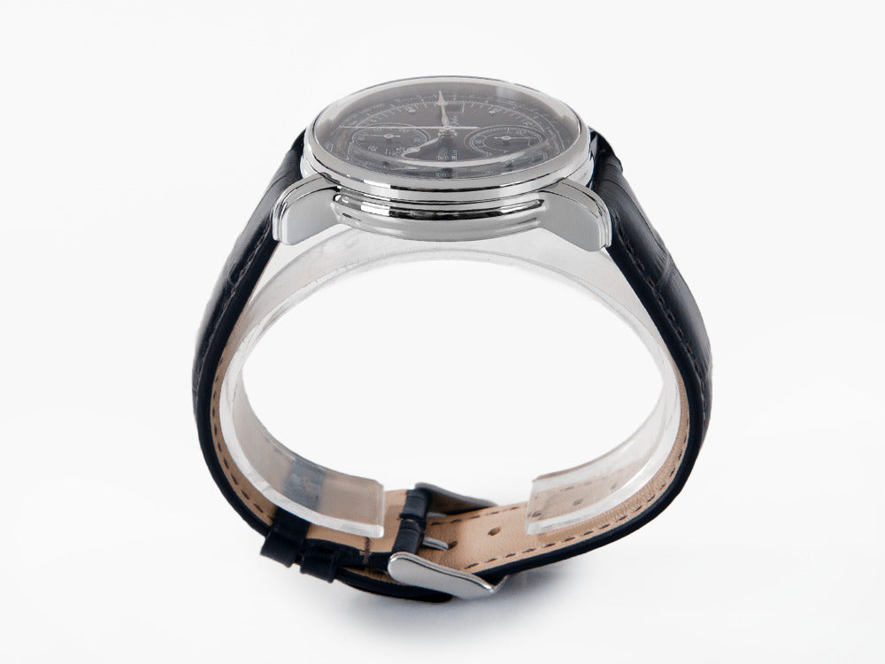 Montre à Quartz Zeppelin 100 Years Zeppelin Ed. 1, Bleu, 42 mm, Jour, 8670-3