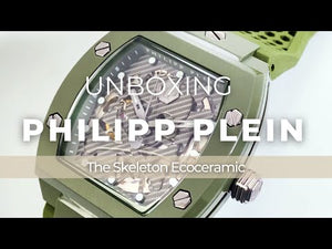 Montre Automatique Philipp Plein The Skeleton Ecoceramic, Vert, 44 mm, PWVBA0223