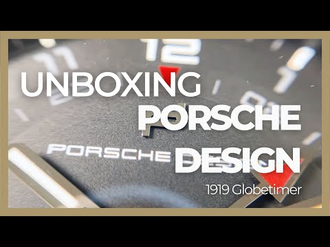 Montre Automatique Porsche Design 1919 Globetimer, Titane, Noir & Caoutchouc