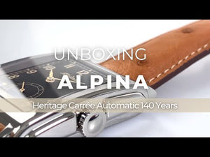 Montre Automatique Alpina Alpiner Heritage Carrée 140 Années, Noir, AL-530BA3C6