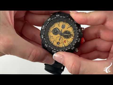 Montre à Quartz Luminox Bear Grylls Survival, CARBONOX, Jaune, 45 mm, XB.3745