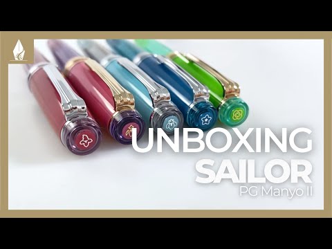 Stylo Plume Sailor PG Slim Manyo II Wisteria, 10-2561-351