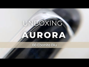 Stylo Plume Aurora 88 Ebonite Blu, Bleu, Edition Limitée, 888-CEB