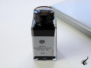 Encrier Aurora, Noir, 45ml, Verre 125-N