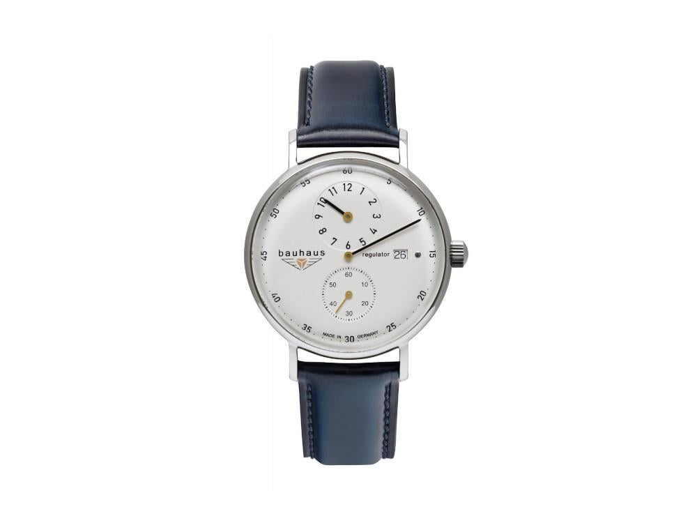 Montre Automatique Bauhaus, Blanc, 41 mm, Jour, 2126-1