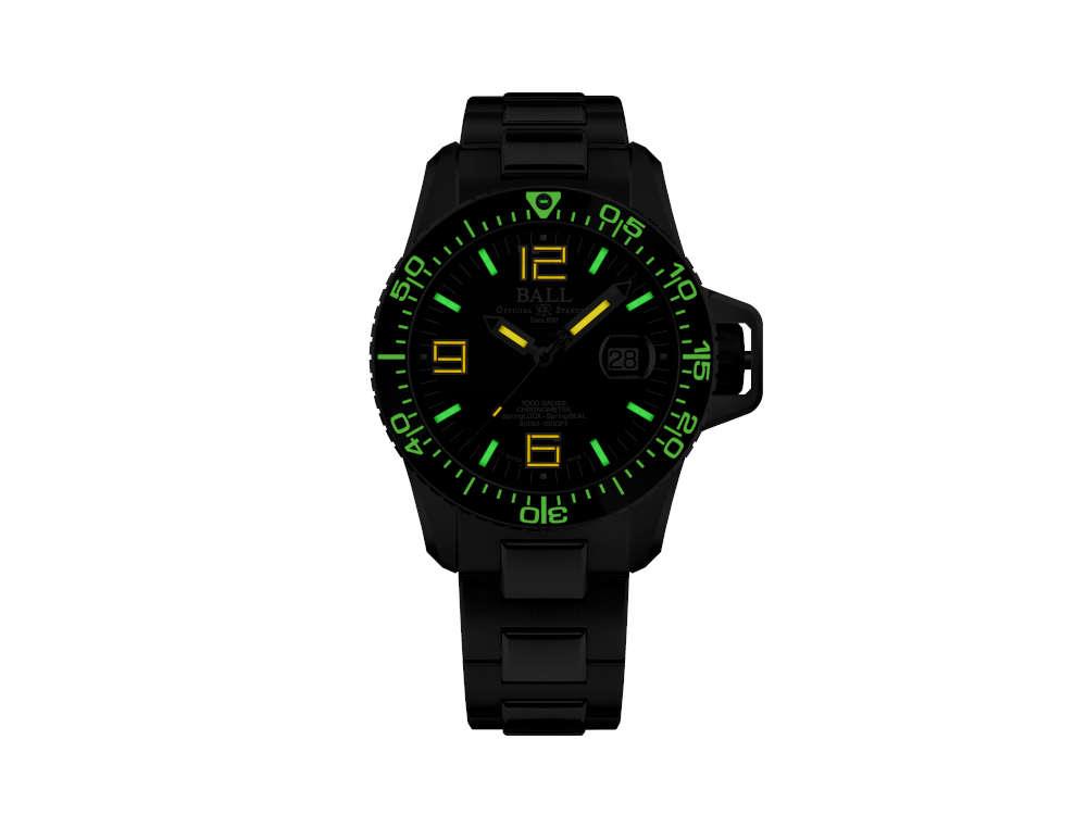 Montre Automatique Ball Engineer Hydrocarbon EOD, Noir, 42 mm, DM3200A-S2C-BK