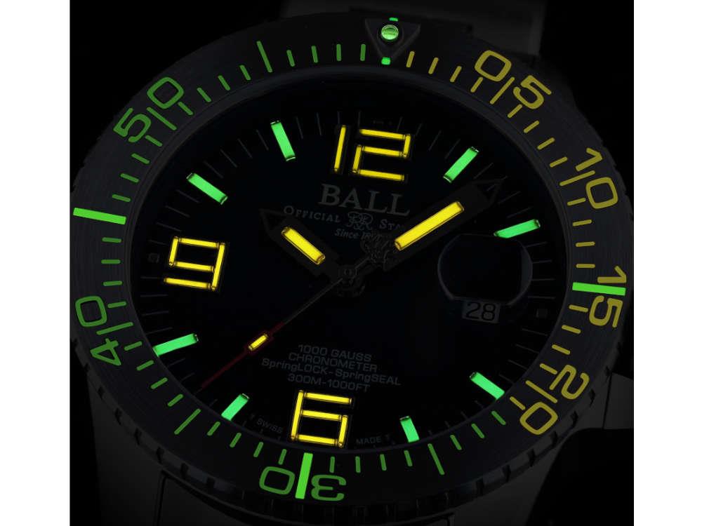 Montre Automatique Ball Engineer Hydrocarbon EOD, Noir, 42 mm, DM3200A-S2C-BK