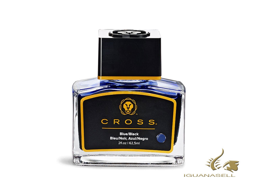 Encrier Cross Accesorios, 62.5 ml., Bleu/Noir, Verre, 8945S-3