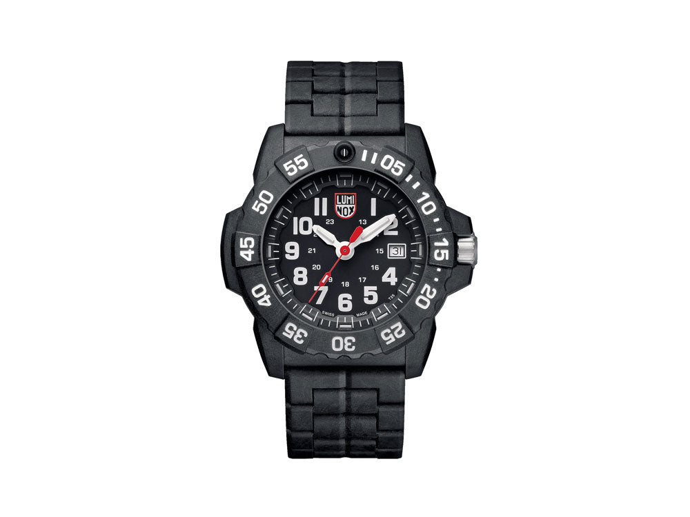 Montre à quartz Luminox Sea Navy Seal 3502, Noir, Carbone, 45mm, 20 atm