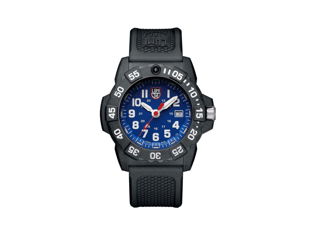 Montre à quartz Luminox Sea Navy Seal 3503, Bleu, Carbone, 45mm, 20 atm