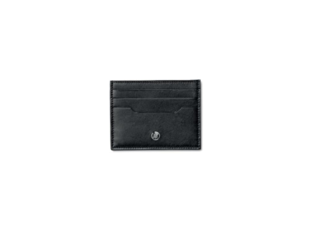 Porte-cartes Card Caddy Montegrappa Signet Series, Cuir, Noir, IC00CC00