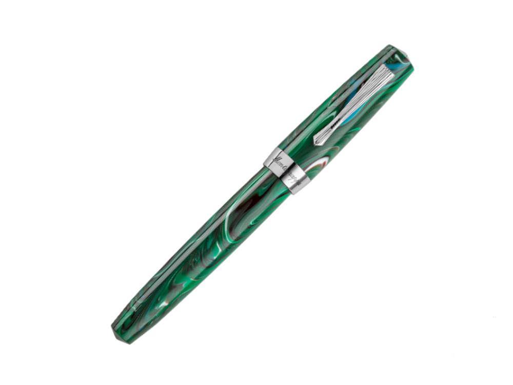 Roller Montegrappa Elmo 02 Cortina, Résine, Acier Inoxydable, ISE2RRAG