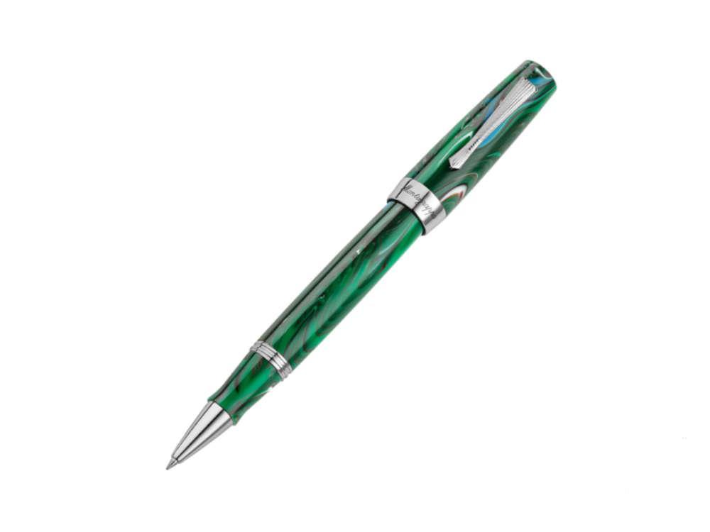 Roller Montegrappa Elmo 02 Cortina, Résine, Acier Inoxydable, ISE2RRAG