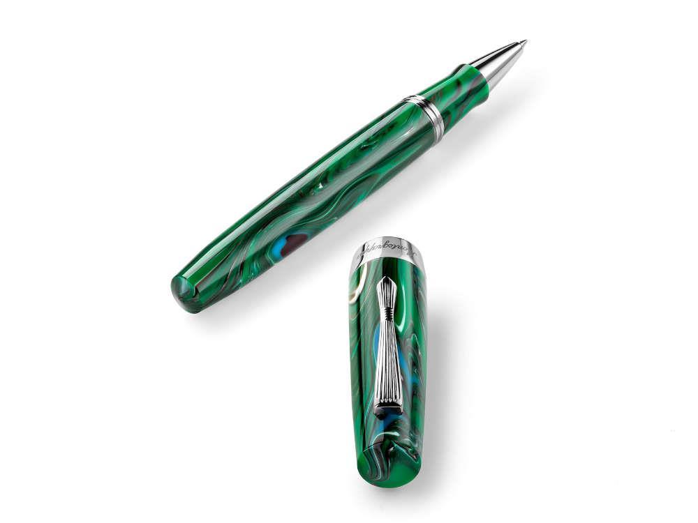 Roller Montegrappa Elmo 02 Cortina, Résine, Acier Inoxydable, ISE2RRAG