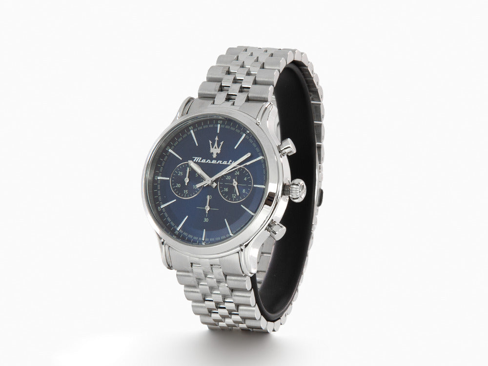 Montre à Quartz Maserati Epoca, Bleu, 42 mm, Verre minéral, R8873618024