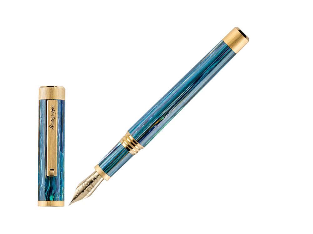 Stylo Plume Montegrappa Zero Zodiac Cancer,14K, LE, ISZEZ-4Y-G9