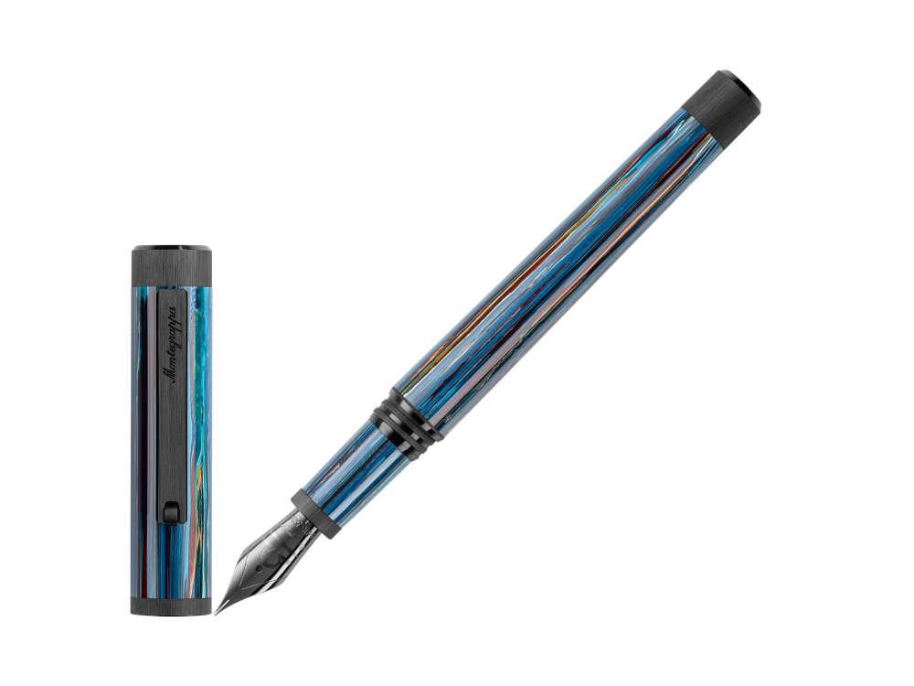 Stylo Plume Montegrappa Zero Zodiac Libra, 14K, Ed. Limitée, ISZEZ-4C-B8