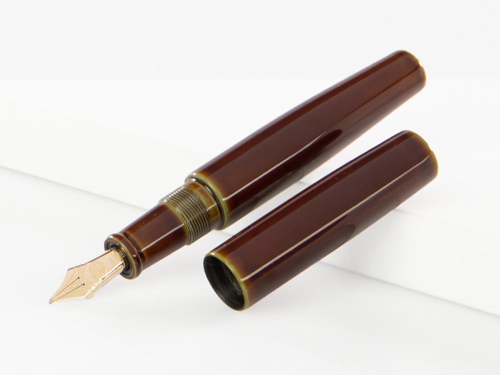 Stylo Plume Nakaya Cigar Piccolo, Heki-Tamenuri, Ebonite, Music