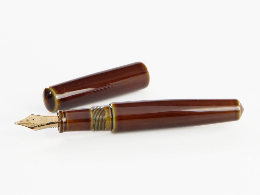 Stylo Plume Nakaya Cigar Piccolo, Heki-Tamenuri, Ebonite, Music