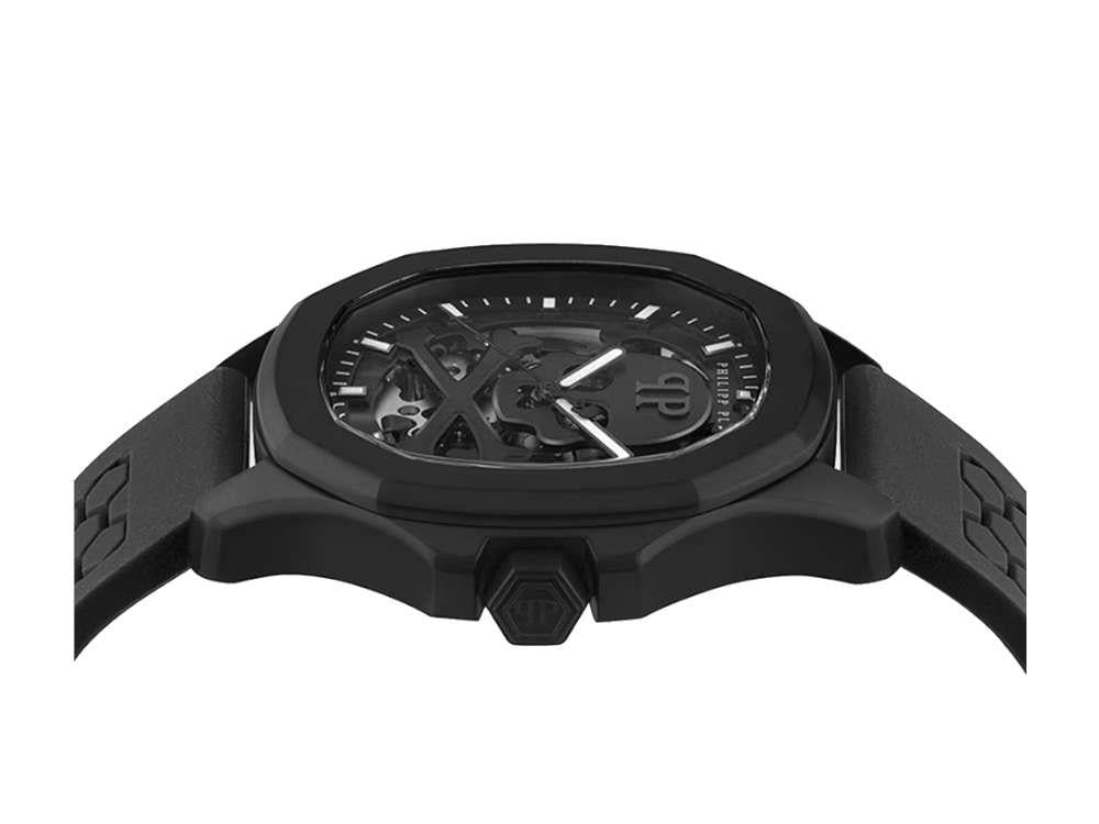 Montre Automatique Philipp Plein 42 mm, Noir, Verre minéral, PWRAA0923