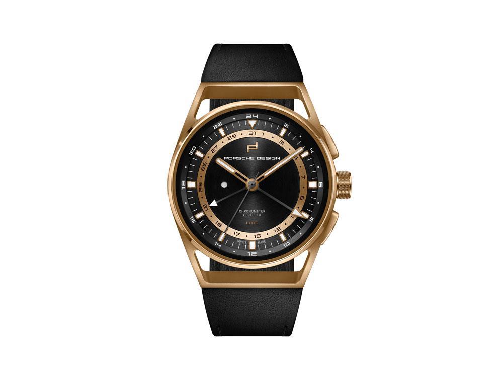 Montre Automatique Porsche Design 1919 Globetimer UTC, Or18k, 6023.4.06.004.07.2