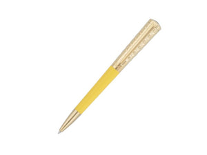 Stylo bille S.T. Dupont Liberté, Vanille, Plaqué or, Jaune, 465280