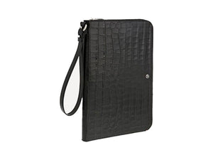 Sac hommes S.T. Dupont Line D Croco Dandy, Cuir, Noir, 181061