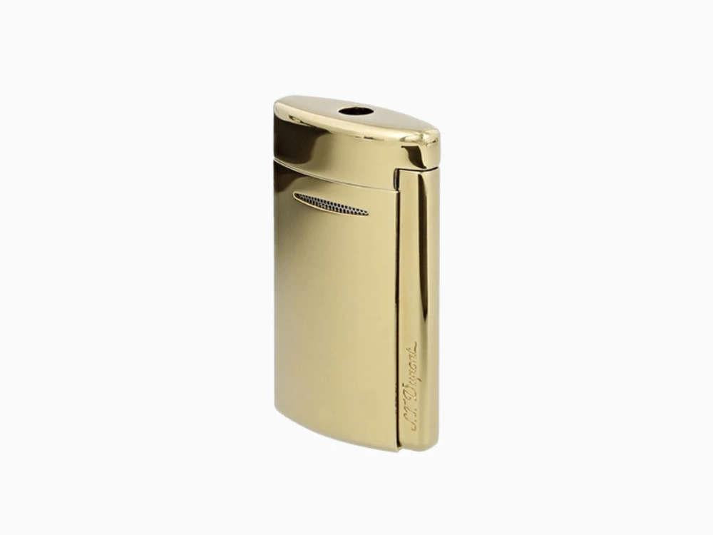 Briquet S.T. Dupont Minijet Golden, Métal, Doré, Plaqué or, 010816